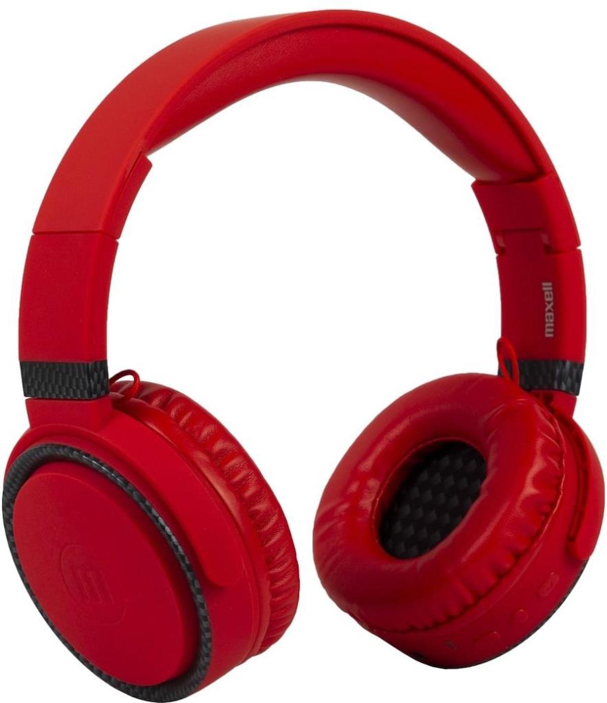 Maxell MLA B52 3.0 Kablolu Kulak Üstü Bluetooth Kulaklık Kırmızı