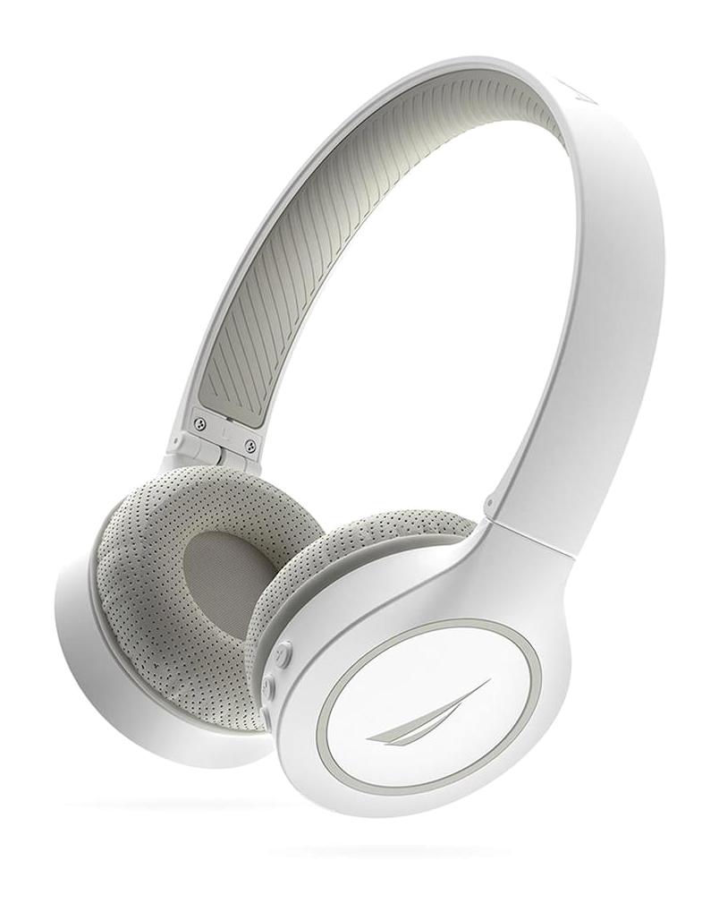 Nautica H120 5.0 Gürültü Önleyici Kablosuz Kulak Üstü Bluetooth Kulaklık Beyaz