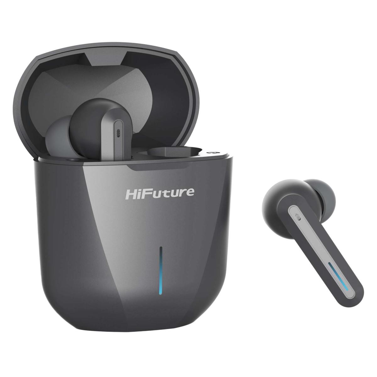 HiFuture Radge Gaming 5.0 Oyuncu Kablosuz Kulak İçi Bluetooth Kulaklık Gri