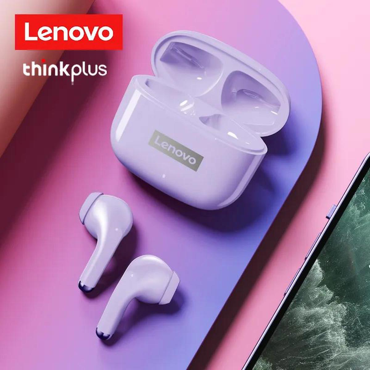 Lenovo Lp40 Pro Livepods 5.0 Kablosuz Kulak İçi Bluetooth Kulaklık Mor