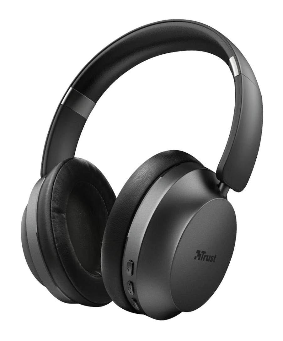Trust 23550 Eaze 5.0 Gürültü Önleyici Kulak Üstü Bluetooth Kulaklık Siyah