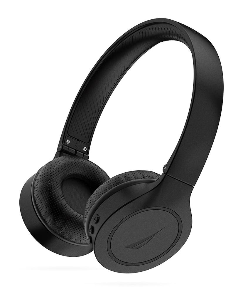 Nautica H120 5.0 Gürültü Önleyici Kablosuz Kulak Üstü Bluetooth Kulaklık Siyah