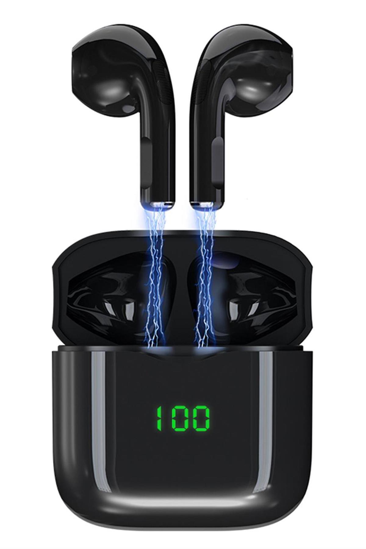 Konfulon BTS21 5.0 Kablosuz Kulak İçi Bluetooth Kulaklık Siyah