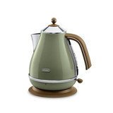 Delonghi KBJ2001.BK Çelik 1.7 lt 2000 W Işıklı Retro Yeşil Kettle