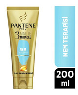 Pantene 3 Minute Miracle Nem Terapisi Nemlendirici Saç Kremi 200 ml