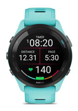 Garmin Forerunner 265 Su Geçirmez 32.5 mm Silikon Kordon Yuvarlak Unisex Akıllı Saat Siyah