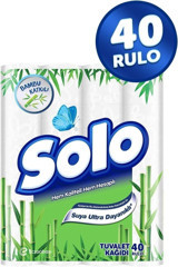Solo Bambu 3 Katlı 40'lı Rulo Tuvalet Kağıdı