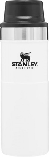 Stanley Klasik Trigger-Action Paslanmaz Çelik 470 ml Bardak Termos Beyaz