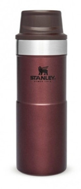 Stanley Klasik Trigger-Action Paslanmaz Çelik 350 ml Bardak Termos Bordo
