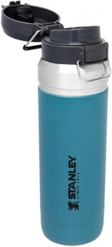 Stanley Go Quick Flip Water Bottle Paslanmaz Çelik 1 lt Outdoor Termos Mavi