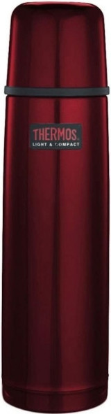 Thermos Staltermos Klasik Light & Compact Paslanmaz Çelik 1 lt Outdoor Termos Kırmızı