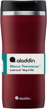 Aladdin Mocca Thermavac Leak-Lock Paslanmaz Çelik 350 ml Bardak Termos Bordo