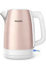 Philips HD9350/96 Çelik 1.7 lt 2200 W Işıklı Klasik Pembe Kettle