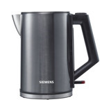 Siemens TW71005 Çelik 1.7 lt 2200 W Işıklı Klasik Siyah Kettle