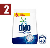 Omo Active Oxygen Beyazlar İçin 80 Yıkama Toz Deterjan 2x6 kg