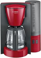 Bosch Tka6a044 Zaman Ayarlı Plastik Filtreli Karaf 1.2 L Hazne Kapasiteli 15 Fincan 1000 W Kırmızı Filtre Kahve Makinesi