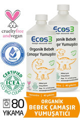 Ecos3 80 Yıkama Yumuşatıcı 2x1 lt