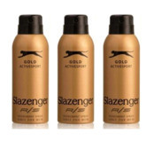 Slazenger Gold Activesport Sprey Erkek Deodorant 3x150 ml