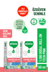 Siveno Teen Girl Roll-On Kadın Deodorant 2x50 ml