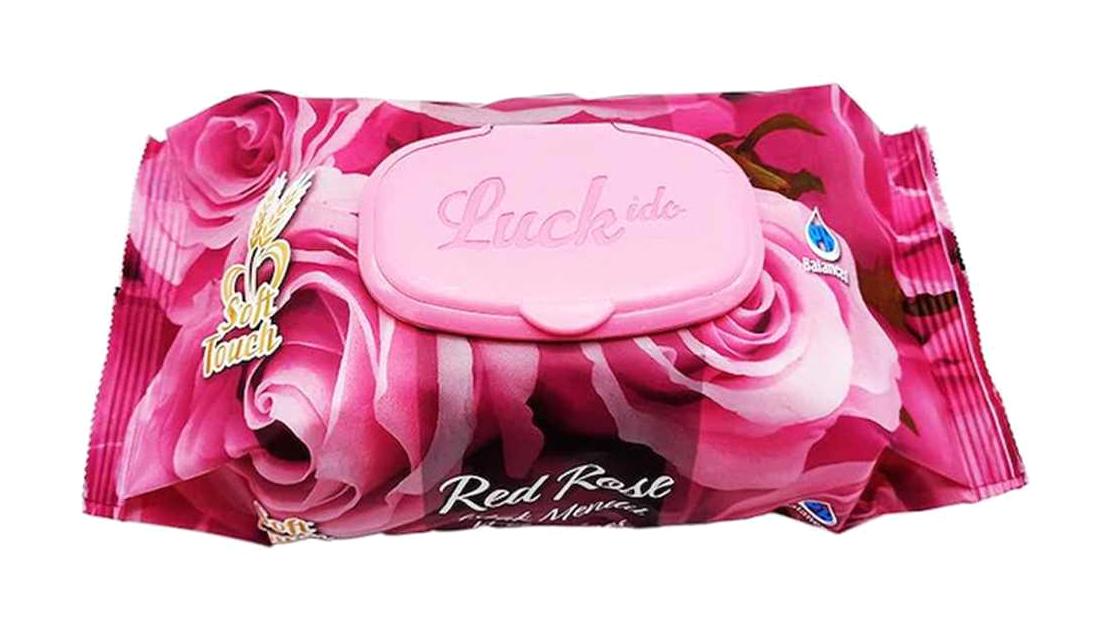 Luckido Red Rose 90 Yaprak 5'li Paket Islak Mendil
