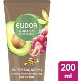 Elidor Doğanın Enerjisi Canlandırıcı Avokado Üzüm Çekirdeği Yağı Kadın Saç Kremi 200 ml