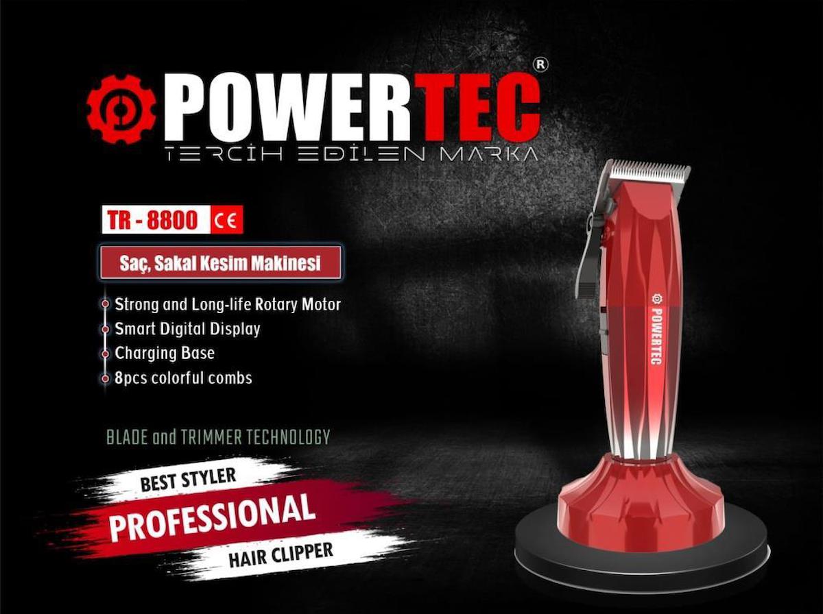 Powertec Tr-8800 Saç Kuru Tıraş Makinesi