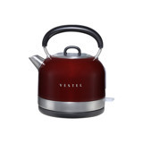 Vestel Retro Paslanmaz Çelik 1.7 lt 2200 W Işıklı Retro Bordo Kettle