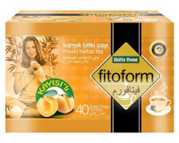 AksuVital Fitoform Kayısı Aromalı Bitki Çayı 2 x 40 adet 1.5 gr