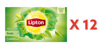 Lipton Yeşil Bitki Çayı 12 x 20 adet