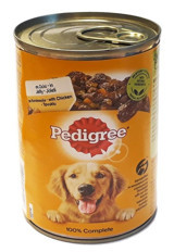 Pedigree Tavuklu Yetişkin Yaş Köpek Maması 400 gr