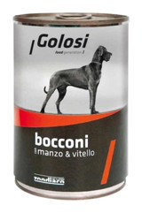 Golosi Bocconi Dana Etli-Sığır Etli Yetişkin Yaş Köpek Maması 400 gr