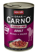Animonda Gran Carno Sığır Etli-Yürek Yaş Köpek Maması 400 ml