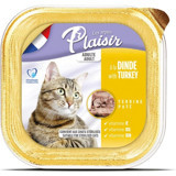 Plaisir Terrine Pate Hindi Yetişkin Yaş Kedi Maması 4x100 gr