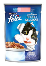 Felix Sardalya-Somonlu Yetişkin Yaş Kedi Maması 100 gr