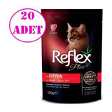 Reflex Plus Gravy Kuzu Etli Yavru Yaş Kedi Maması 100 gr
