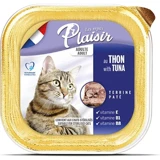 Plaisir Terrine Pate Ton Balıklı Yetişkin Yaş Kedi Maması 24x100 gr