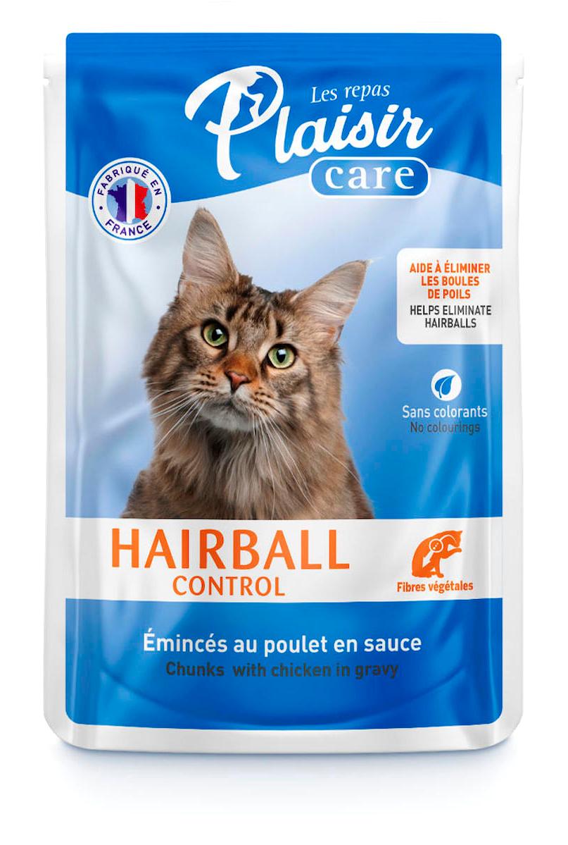Plaisir Hairball Control Tavuk Yetişkin Yaş Kedi Maması 12x85 gr