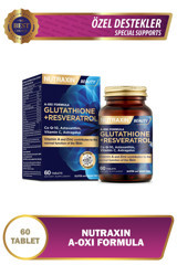 Nutraxin A-oxi Formula Glutathione Resveratrol Takviye Edici Gıda 60 Tablet
