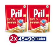 Pril Gold Tablet Bulaşık Makinesi Deterjanı 2x45 Adet