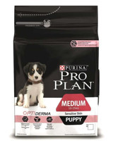 Purina Pro Plan Puppy Sensitive Skin Somonlu Orta Irk Yavru Kuru Köpek Maması 12 kg