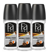 Fa Invısıble Roll-On Erkek Deodorant 3x50 ml