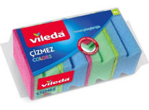 Vileda Çizmez Colors Bulaşık Süngeri 4'lü