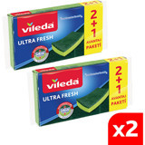 Vileda Ultra Fresh Bulaşık Süngeri 2x3'lü