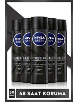 Nivea Deep Dimension Antiperspirant Sprey Erkek Deodorant 5x150 ml