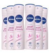 Nivea Pearl & Beauty Sprey Kadın Deodorant 6x150 ml