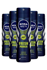 Nivea Fresh Power Sprey Erkek Deodorant 5x150 ml