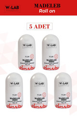 W-Lab Kozmetik Madeleb Roll-On Kadın Deodorant 5x50 ml