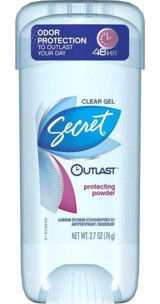 Secret Outlast Antiperspirant Stick Unisex Deodorant 76 gr