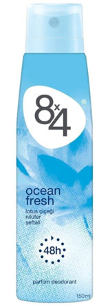 8X4 Ocean Fresh Sprey Kadın Deodorant 150 ml