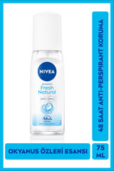 Nivea Fresh Natural Antiperspirant Sprey Kadın Deodorant 75 ml